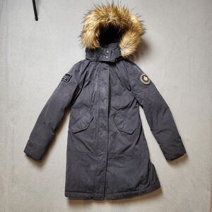 Toboggan Heavy Winter Parka Coat Small Down Filled